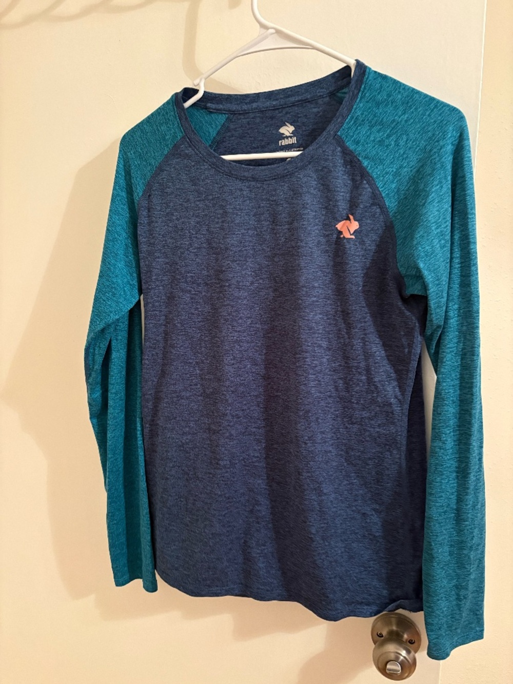 Rabbit EZ LS (Long Sleeve), Blue, Size Medium